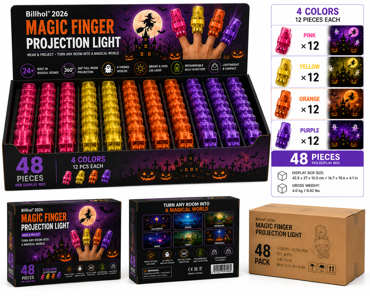 𝐁𝐢𝐥𝐥𝐡𝐨𝐥® 🎃 𝟐𝟎𝟐𝟔 𝐇𝐚𝐥𝐥𝐨𝐰𝐞𝐞𝐧 𝐌𝐚𝐠𝐢𝐜 𝐅𝐢𝐧𝐠𝐞𝐫 𝐏𝐫𝐨𝐣𝐞𝐜𝐭𝐨𝐫 👻 𝟐𝟒+ 𝐒𝐩𝐨𝐨𝐤𝐲 𝐒𝐜𝐞𝐧𝐞𝐬 𝐀𝐜𝐫𝐨𝐬𝐬 𝟔 𝐈𝐦𝐦𝐞𝐫𝐬𝐢𝐯𝐞 𝐖𝐨𝐫𝐥𝐝𝐬 | 𝐋𝐢𝐦𝐢𝐭𝐞𝐝 𝐄𝐝𝐢𝐭𝐢𝐨𝐧